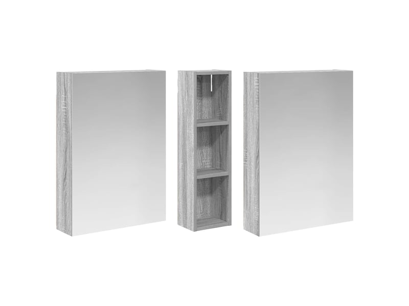 Ensemble de meubles de salle de bain 3 pcs 120x14.5x70 cm shl2059 - Conforama E