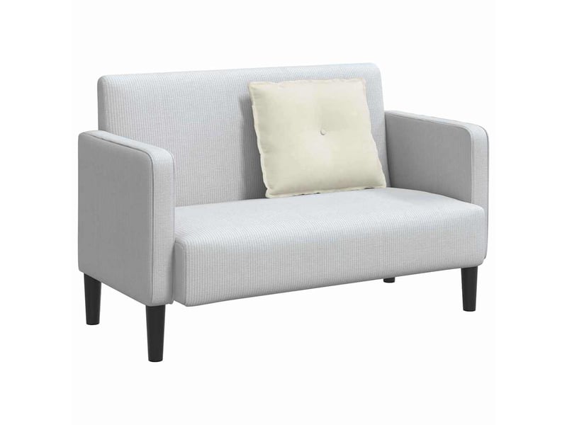  Coussin de dos, coussin de dossier crème 60 x 50 cm tissu en velours côtelé cf54636  - Conforama C