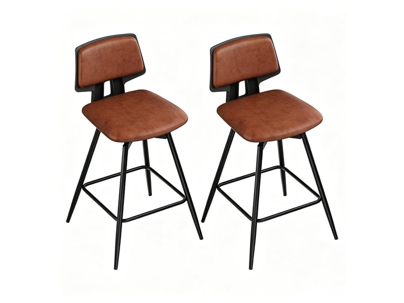  Chaise de cuisine dossier ergonomique tabouret de bar élégant tabouret de bar haut de gamme style moderne  - Conforama A