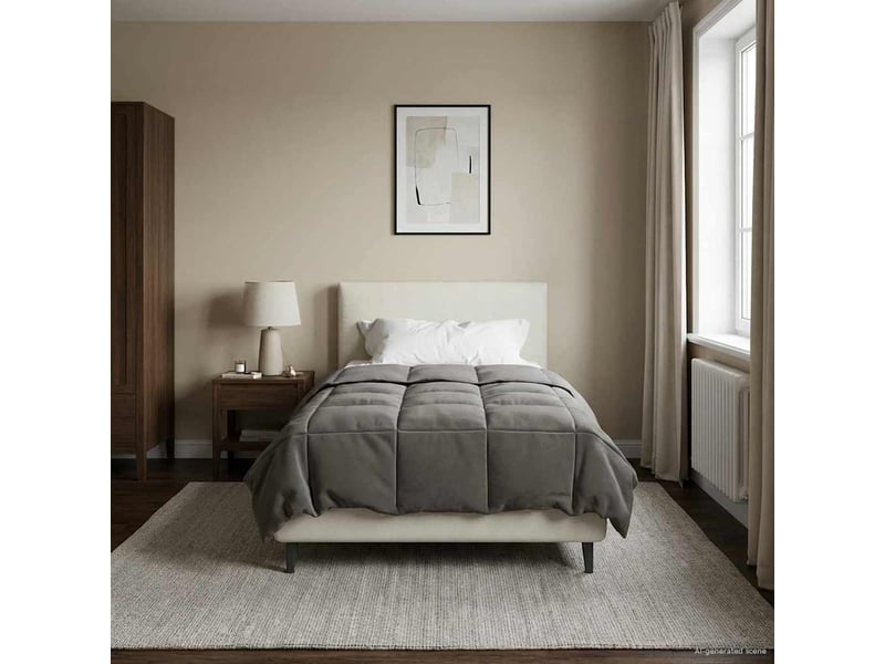  Couette - duvet d'été 135 x 220 cm été microfibre (100% polyester)  - Conforama B