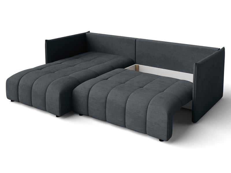  Canapé d’angle convertible gaziante – 245cm gris avec coffre Gaziante - Conforama B