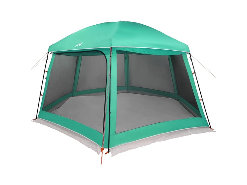  Tente piscine toit amovible parois maille vert d'eau 512x458 cm  - Conforama C