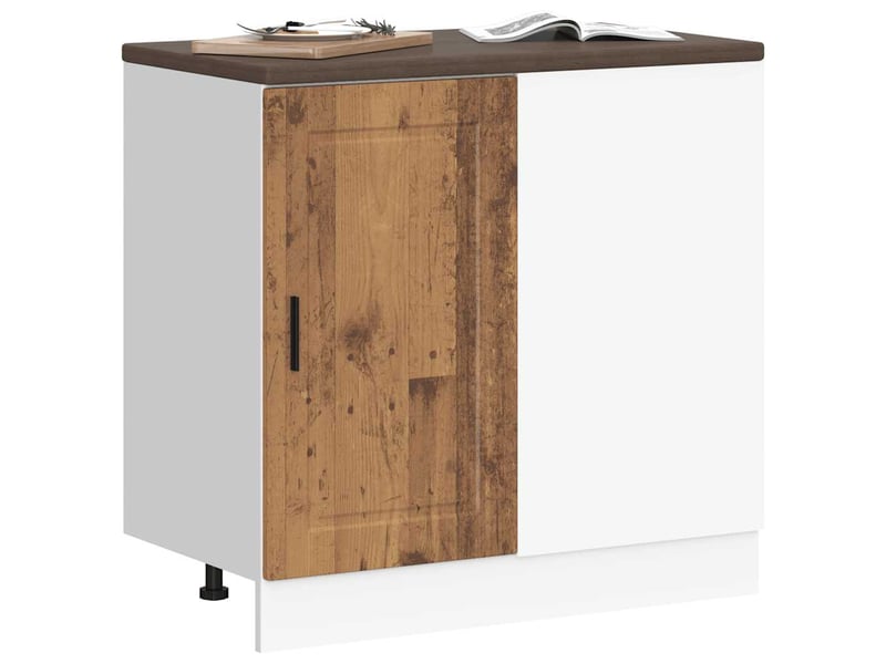  Meuble de rangement, armoire de cuisine porto vieux bois bois d'ingénierie shl7623  - Conforama C