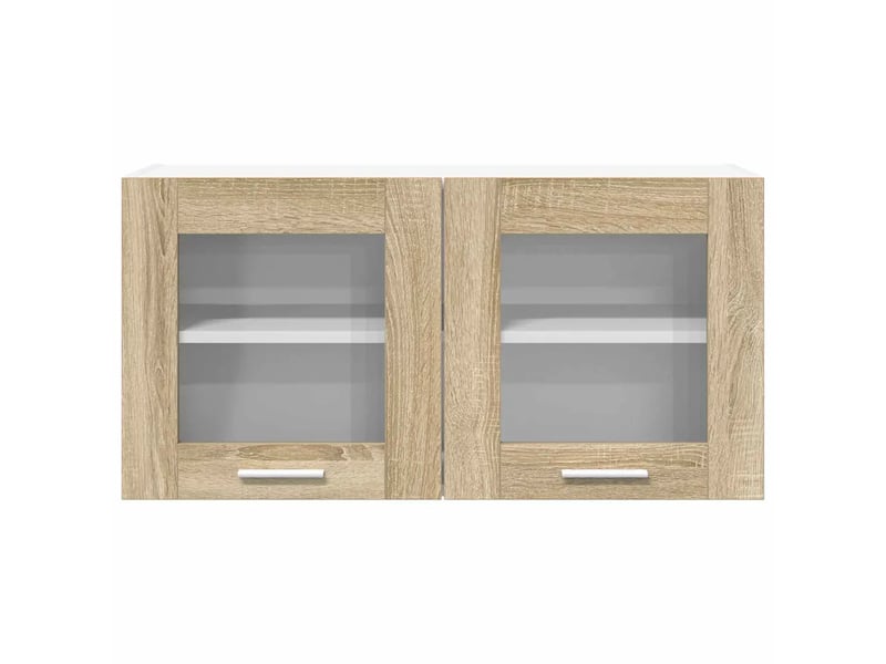  Armoire suspendue moderne avec grand espace de rangement 80 x 31 x 40 cm en bois d'ingénierie blanc 02_0053275  - Conforama D