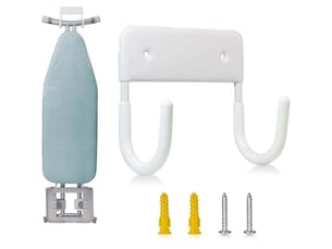 Enowelir câbles à crochet en acier inoxydable 2 pièces pour rideaux réglables et encadrement tableau 1.5mm x 2m