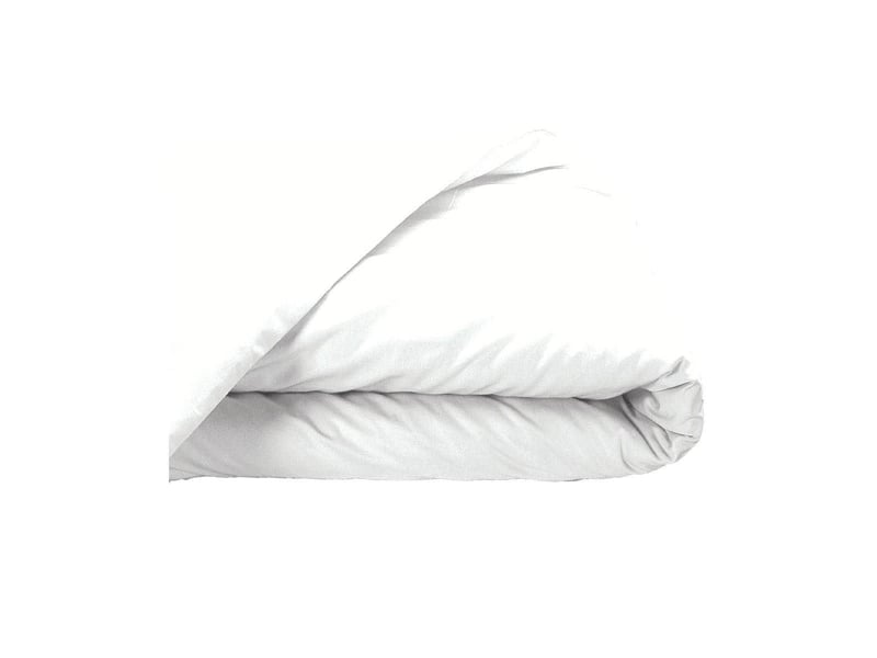  Housse de couette percale de coton sensei - blanc - 140x200 3LL15.80.1420.BL - Conforama B