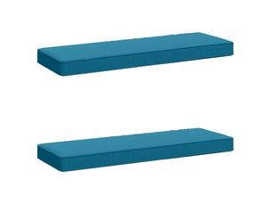 Lot de 2 coussins de banc, coussins d'assise vught 100 % polyester cf58354