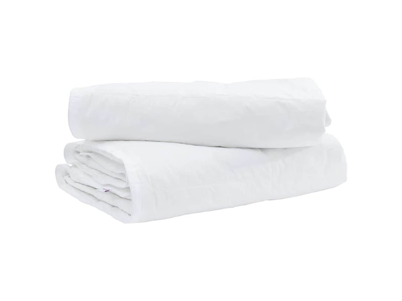  Duvet - couette 2-en-1 blanc 135 x 200 cm plume  - Conforama D