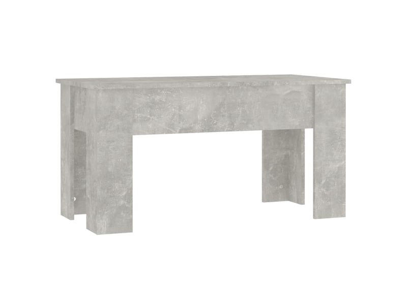  Table basse | table de salon gris béton 101x49x52 cm bois d'ingénierie shl9165  - Conforama E