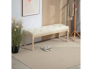 Banquette lit BZ couchage Occasionnel HOMCOM  beige
