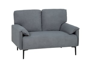 Canapé droit fixe <strong>MODENVIE</strong> <strong></strong> 2 places Velours gris