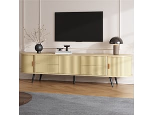 Meuble tv coloris naturel 40 cm <strong>ATELIER CONFORTIEL</strong>  <strong></strong>