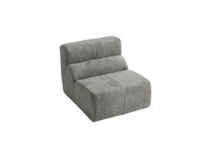 Fauteuil fixe  <strong></strong> Tissu gris