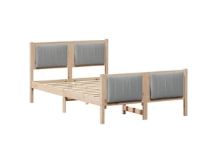 Lit 2 places 120x190cm    coloris marron