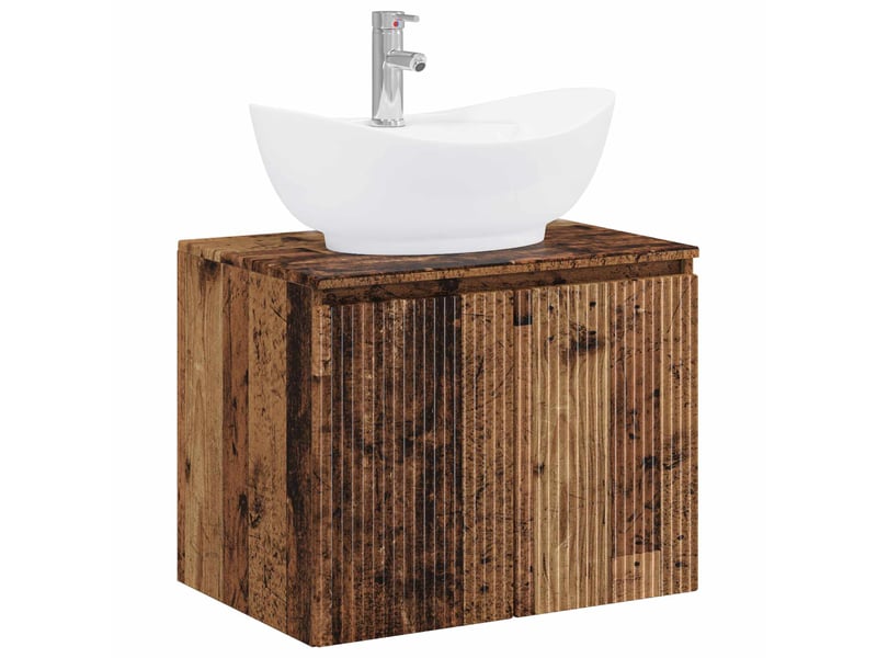  Ensemble de mobilier de salle de bain bois ancien cf64606  - Conforama A