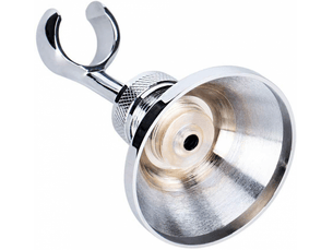 Support de douche à main, support de pommeau de douche omnidirectionnel en cuivre, support mural réglable pour montage en chrome chromé