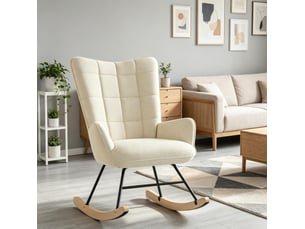 Pouf / repose pied WISHDOR beige