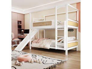 Lit superposé 90x200 cm SOGEU   coloris bicolore
