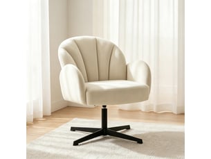 Fauteuil fixe pivotant <strong>HAUSS SPOLE</strong> <strong></strong> Velours bicolore vendu A l'unité