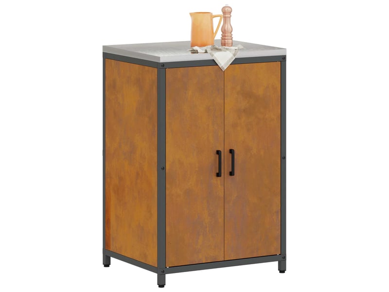 Meuble de rangement de cuisine hattem rouillé 60x50x92cm - Conforama C