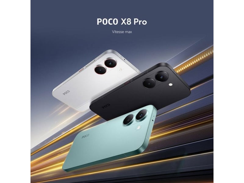 Smartphone 5g poco x8 pro noir 8+256 go amoled 1.5k 120 hz 421705_AACPO27974_6_DROPFR - Conforama B