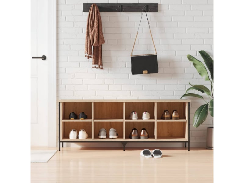  Meuble à chaussures, armoire à chaussures chêne sonoma shl3313  - Conforama B