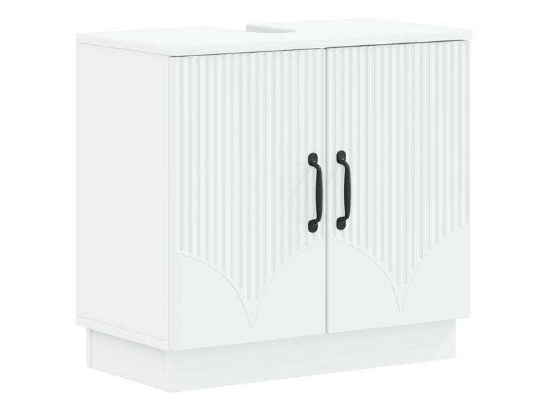 Meuble sous lavabo de salle de bain hoorn blanc cf64900 - Conforama A