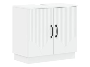 Meuble sous lavabo de salle de bain hoorn blanc cf64900