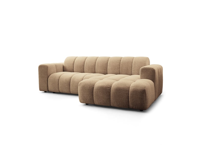  Canapé d'angle tisi, tkanina strukturalna beige  - Conforama A