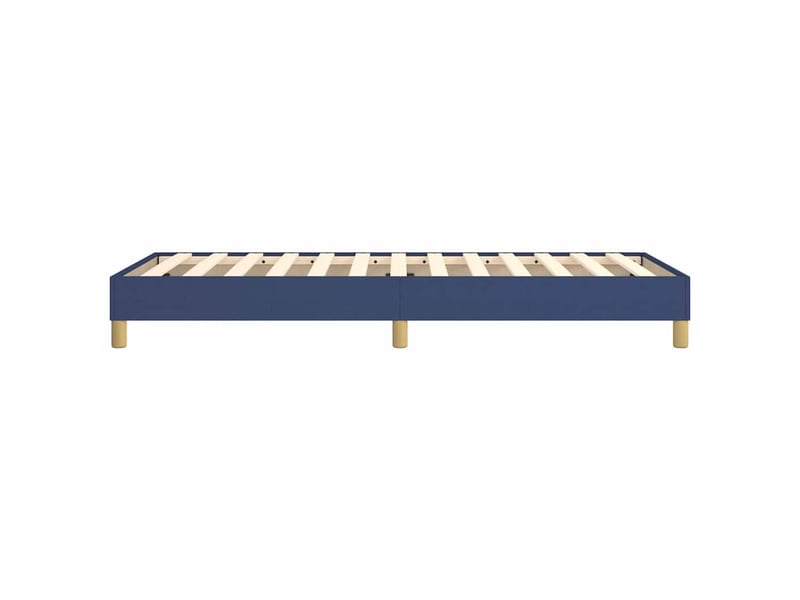  Lit simple- lit adulte -  cadre de lit à lattes bleu 80x200 cm tissu  - Conforama D