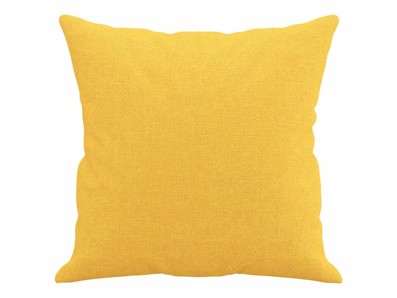  Lot de 2 coussins décoratifs jaune clair 40x40 cm tissu cf60872  - Conforama D