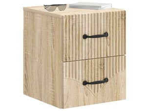 Table de chevet - cabinet de chevet - table de nuit mural chêne sonoma 34,5 x 33 x 40 cm