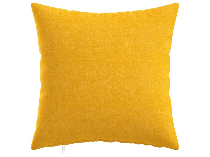  Lot de 12 housses de coussin heerlen jaune clair 50 x 50 cm tissu cf48985  - Conforama A
