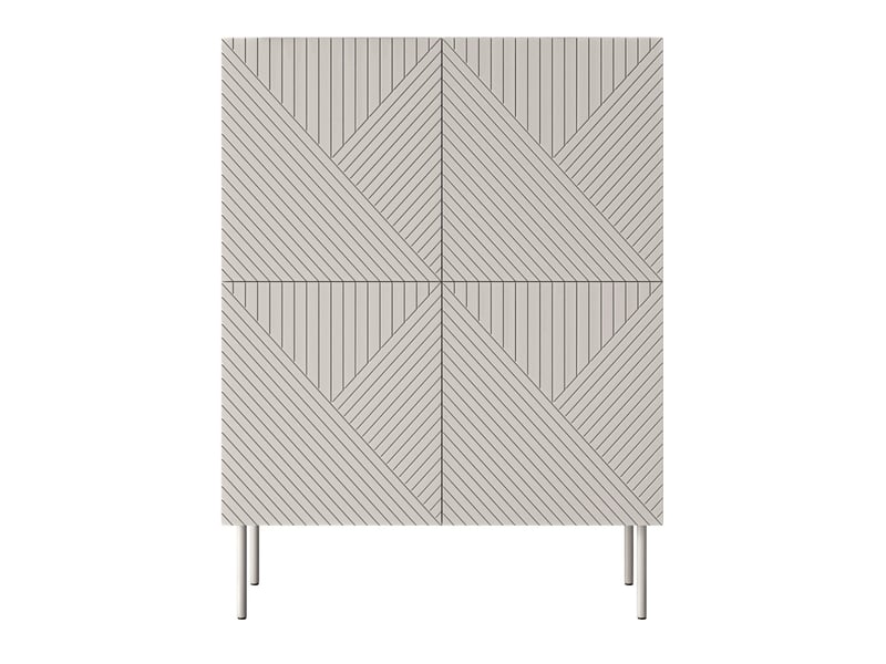  Buffet doctrina iv, le nombre de portes: 4, stratifié, 118x89x42cm  - Conforama D