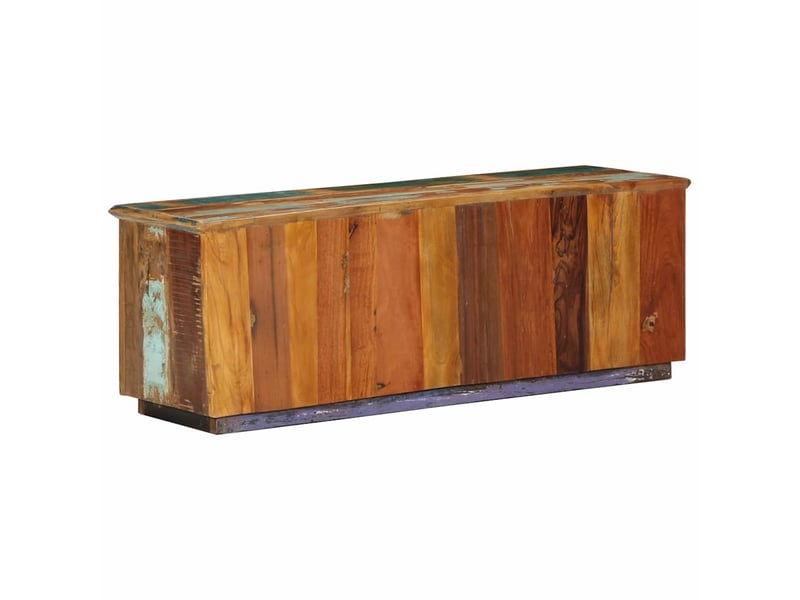  Banc à chaussures, meuble à chaussures 110x35x40 cm bois recyclé solide  - Conforama E