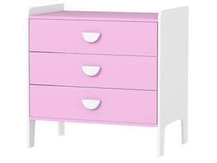 Commode 3 tiroir(s) <strong>DESVIAE</strong> <strong></strong> coloris bicolore largeur 40 cm