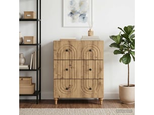 Armoire de rangement bureau, armoire à tiroirs 66 x 34,5 x 90 cm bois d'ingénierie shl7472
