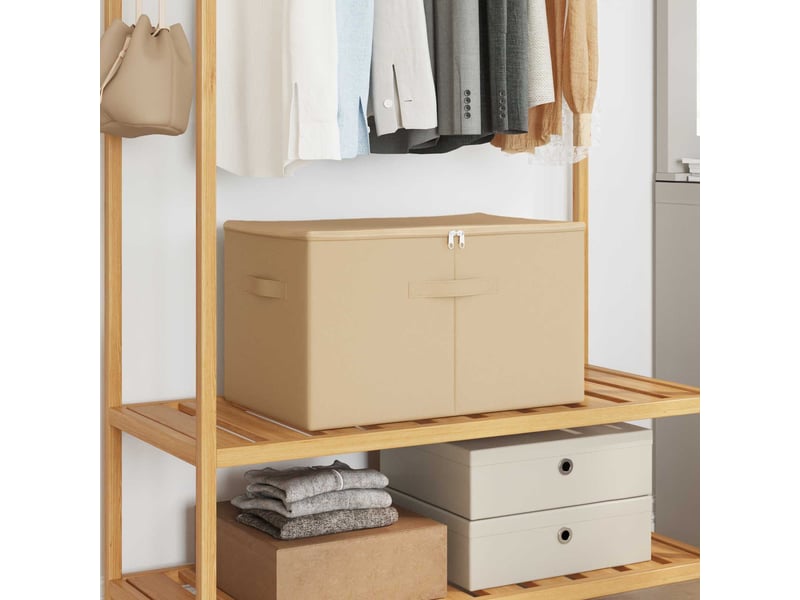  Boîte de rangement 6 pcs tissu intissé 55x35x32 cm 61,6 l shl37055  - Conforama B