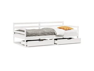 Lit simple 90x190 cm    coloris blanc