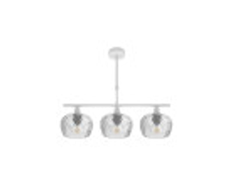 Fabrilamp estela, lampe, moderne, 3 x e14, blanc, 45-57 x 55 x 13 cm 196853001 - Conforama B