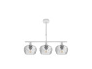 Fabrilamp estela, lampe, moderne, 3 x e14, blanc, 45-57 x 55 x 13 cm