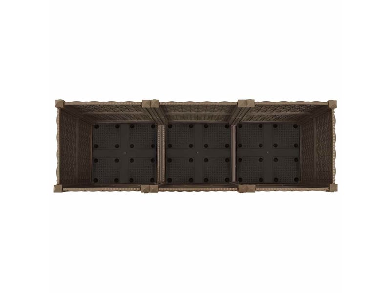  Jardinière - lit surélevé 120x40x38 cm polypropylène  - Conforama E
