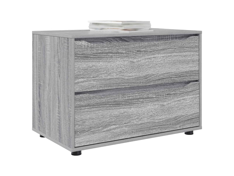  Armoire de rangement, commode de rangement 80 x 48 x 57 cm bois d'ingénierie shl9909  - Conforama C