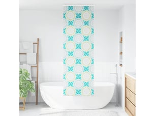 Store enrouleur de douche, store à rouleau avec cassette largeur du tissu 66 cm cf45146