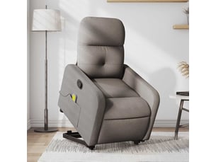 Fauteuil fixe Tissu taupe