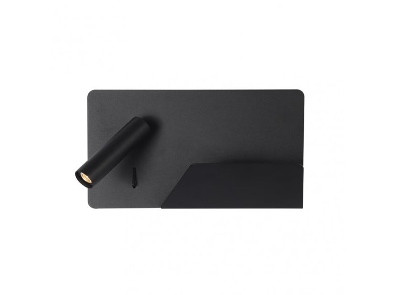  Applique murale led fabrilamp miguel angel 3 w 4000 k noir 16 x 28 x 12 cm 17176IZ09 - Conforama C
