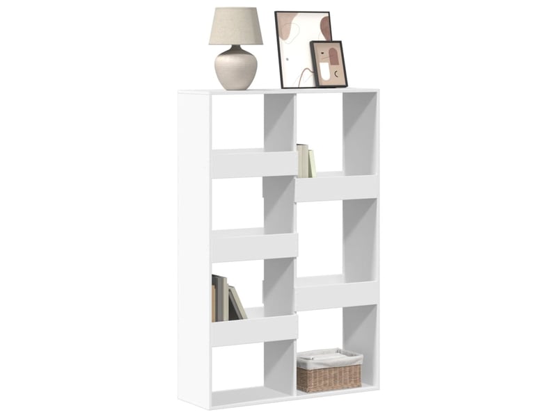  Bibliothèque, armoire à livres blanc 100x33x155,5 cm bois d'ingénierie  - Conforama B