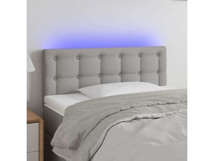 Tete de lit A poser largeur 100 cm <strong></strong> <strong></strong> argenté