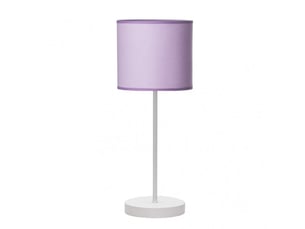 Lampe à poser enfant fabrilamp ibor blanc et lilas 1xe14 42 x 17 x 17 cm