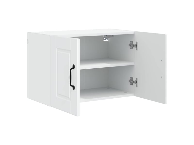  Meuble mural de cuisine, armoire de cuisine 2 pcs blanc brillant bois d'ingénierie shl5150  - Conforama E